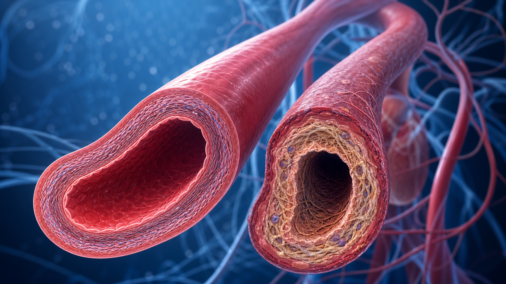 Arterial Stiffness and Vascular Aging: What the Evidence Shows editorial illustration