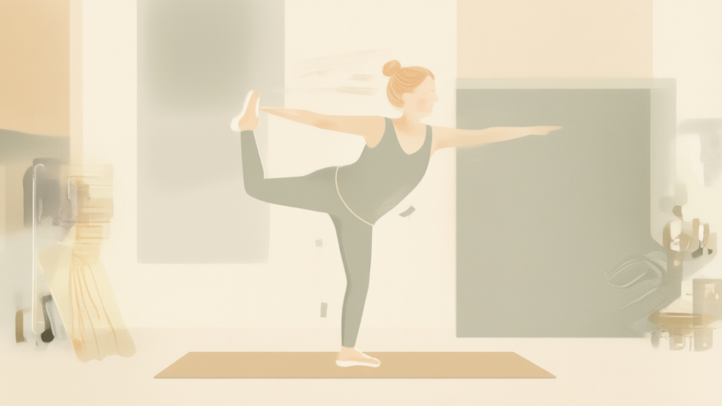 One-Leg Stance and Healthy Aging: What a Simple Balance Test Can—and Cannot—Predict editorial illustration